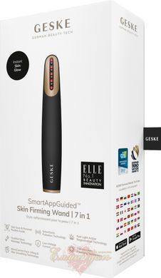 Прибор для укрепления кожи GESKE Skin Firming Wand 7в1 gray, тонизация лица HB0428 фото