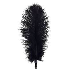 Ostrich Feather Tickler - Art of Sex - Puff Peak, Black