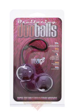 Vaginal balls - Marbelized DUO BALLS, PURPLE