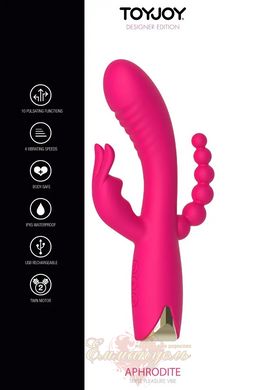 Triple vibration massager - Aphrodite Triple Vibrator Toy Joy