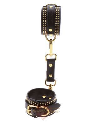 Наручники - Taboom Vogue Studded Wrist Cuffs Set Black TB17420 фото