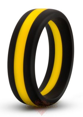 Эрекционное кольцо - Performance Silicone Go Pro Cock Ring - Black/Gold/Black