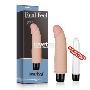 Realistic vibrator - Reel Softee Vibrator Flesh 7" 6452LVTOY030 &mdash; photos