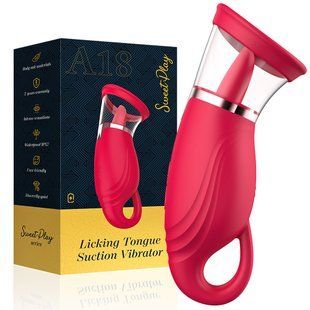 Licking Tongue Suction Vibrator Erospace Sweet Play A18  62050070-0018 &mdash; photos