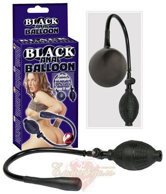 Анальна пробка - Black Anal Balloon