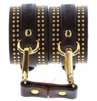 Наручники - Taboom Vogue Studded Wrist Cuffs Set Black TB17420 фото