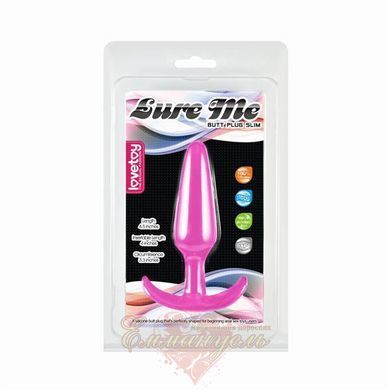 Анальная пробка Lure me butt plug s pink 6452LV-BK17S-1 фото