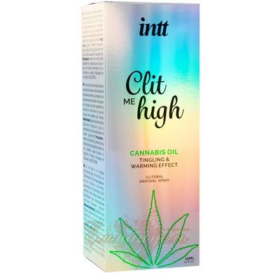 Збудливий гель для клітора - Intt Clit Me On High Cannabis Oil 15 мл, сильна стимуляція