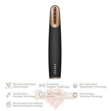 Прибор для укрепления кожи GESKE Skin Firming Wand 7в1 gray, тонизация лица HB0428 фото