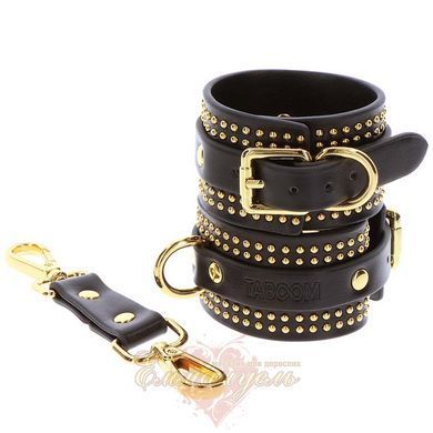 Наручники - Taboom Vogue Studded Wrist Cuffs Set Black TB17420 фото
