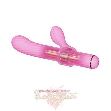Вібратор Otouch Magic Stick S1 Plus Pink &mdash; з 4 насадками, бездротовий SO9437 фото