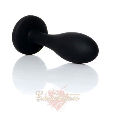 Анальная пробка - Jewellery Silicone Black Plug S Clear 62530064-00152 фото