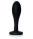 Анальная пробка - Jewellery Silicone Black Plug S Clear 62530064-00152 фото 5