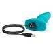 Анальная пробка - b-Vibe rimming Plug Blue Vibrator 61325857930000 фото 5