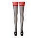 Stockings - 2520494 Halterlose mit rot, 2 513225204943611 - photos (5