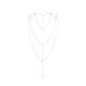 Back Chain - Bijoux Indiscrets Magnifique Back and Cleavage Chain - Silver, Body Jewelry