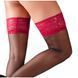 Stockings - 2520494 Halterlose mit rot, 2 513225204943611 - photos (4