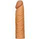Подовжувуюча насадка на пеніс - Add 1" Pleasure X Tender Penis Sleeve Brown 6452LVTOY155 фото