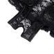 Black panties - Star Night with floral lace and open access P5179-1 - photos (6