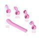 Вібратор Otouch Magic Stick S1 Plus Pink &mdash; з 4 насадками, бездротовий SO9437 фото 9