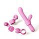 Вібратор Otouch Magic Stick S1 Plus Pink &mdash; з 4 насадками, бездротовий SO9437 фото 8