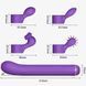 Вібратор Otouch Magic Stick S1 Plus Pink &mdash; з 4 насадками, бездротовий SO9437 фото 12