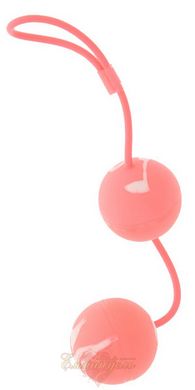 Vaginal balls - Marbelized DUO BALLS, PINK