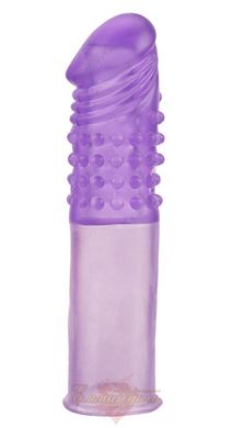 Nozzle on the member - Mega Stretch Penis Ext., purple