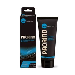 Збудливий крем для чоловіків - ERO PRORINO Black Line Erection Cream, 100 мл