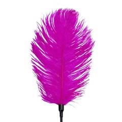 Ostrich Feather Tickler - Art of Sex - Puff Peak, Dark pink
