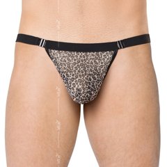 Чоловічі стрінги - Mens Thong 4528, grey panther, One Size