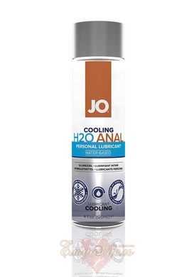 Анальная смазка - System JO ANAL H2O — COOLING (120 мл) охлаждающая, на водной основе