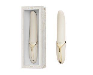 Вибратор Zalo EVE Ivory White &ndash; вибрация и ротация, имитация язычка, подогрев до 39 &deg;C SO9548 фото