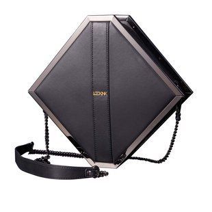 Сумка для секс-игрушек Lockink Mysterious Square Kink Bag, черная, набор для бандажа в комплекте SX0843 фото