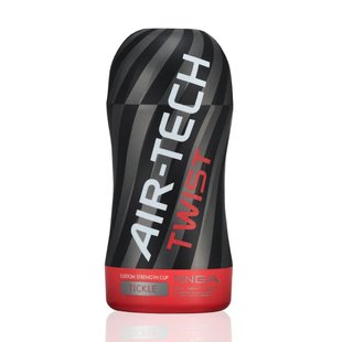 Мастурбатор - Tenga Air-Tech TWIST Tickle Red із змінною Тугість обхвату, ефект глибокого мінета