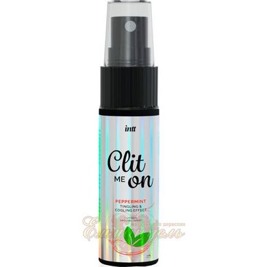 Exciting spray for the clitoris - Intt Clit Me On Peppermint Cooling Effect 12 ml, cooling effect