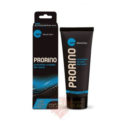 Energizing cream for men - ERO PRORINO Black Line Erection Cream, 100 мл