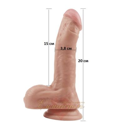 Фаллоимитатор - Fashion Dude - 7.9 Inch Cock-flesh