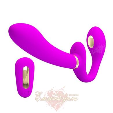 Strapon - Pretty Love - Thunderbird, 12 Vibration Functions 3 Electric Shock Functions