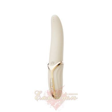 Вибратор Zalo EVE Ivory White &ndash; вибрация и ротация, имитация язычка, подогрев до 39 &deg;C SO9548 фото