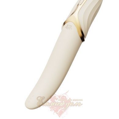 Вибратор Zalo EVE Ivory White &ndash; вибрация и ротация, имитация язычка, подогрев до 39 &deg;C SO9548 фото