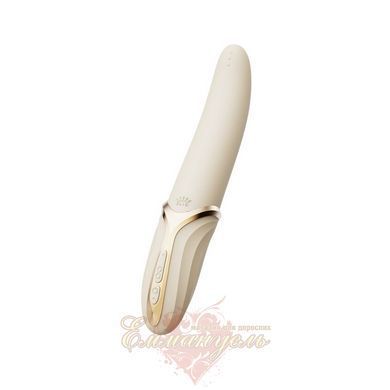 Вибратор Zalo EVE Ivory White &ndash; вибрация и ротация, имитация язычка, подогрев до 39 &deg;C SO9548 фото