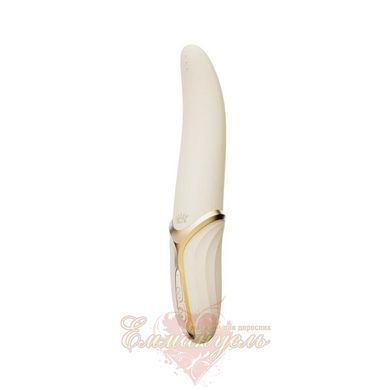 Вибратор Zalo EVE Ivory White &ndash; вибрация и ротация, имитация язычка, подогрев до 39 &deg;C SO9548 фото