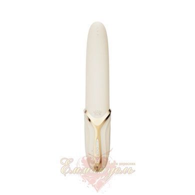 Вибратор Zalo EVE Ivory White &ndash; вибрация и ротация, имитация язычка, подогрев до 39 &deg;C SO9548 фото