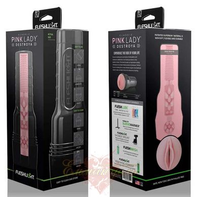 Masturbator-vagina - Fleshlight Pink Lady Destroya New texture