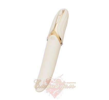 Вибратор Zalo EVE Ivory White &ndash; вибрация и ротация, имитация язычка, подогрев до 39 &deg;C SO9548 фото