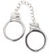 Metal Handcuffs - Taboom Silver Plated BDSM Handcuffs