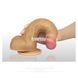Phalloimitator with scrotum - 8'' Dual-layered Silicone Dildo 6452LVTOY008 - photos (3