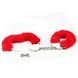 Наручники - Fetish Pleasure Fluffy Handcuffs, Red