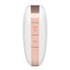 Vacuum clitoral stimulator - Satisfyer Love Triangle White with internet control